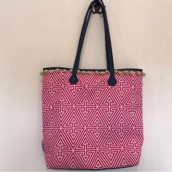 Jonathan Adler & Clinique Pattern Pink Tote - Picture 8 of 14